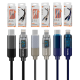 Cabo USB C Para 14 13 12 Pro Xs Max X Xr 8 7 Plus De Fio De Carregamento turbo Rápido Dados