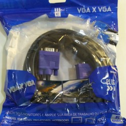 Cabo Vga Monitor Projetor Lcd Pc Tv 5 Metros