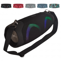 Caixa de som alça potente original bluetooth led rgb
