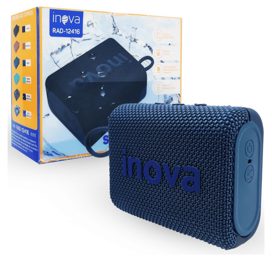 Caixa de Som inova Bluetooth Pequena Go 3 Potente