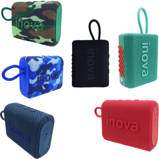 Caixa de Som inova Bluetooth Pequena Go 3 Potente