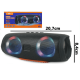 Caixa de som potente original bluetooth led rgb