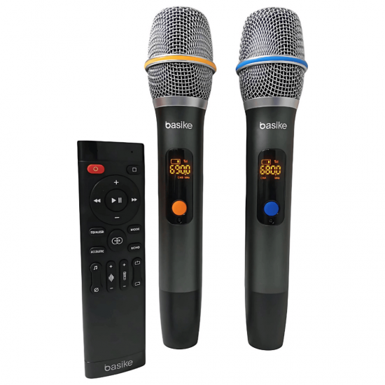 Caixa De Som Portatil Bluetooth Com 2 Microfones, 160w, Subwoofer Ativo, Estéreo Hifi Com Rgb Tws 1+1 Bateria 6H Ipx6