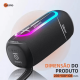 Caixa De Som Portátil Bluetooth Hifi Subwoofer Fm Tws Ipx6