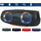 Caixa de som potente original bluetooth led rgb