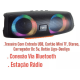 Caixa de som potente original bluetooth led rgb
