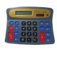 CALC-7061 MAQUINA PARA CALCULAR DADOS NUMERICOS SENDO CALCULADORA ELETRONICA COM CORPO EM PLASTICO - MARCA: INAV