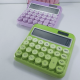 Calculadora Solar Colorida de Mesa 12 Digitos Grande Tela LCD Botão Redondo