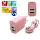Carregador Celular 2 Entradas USB Fonte Tomada 3.1A Rápida