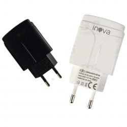 Carregador Celular 2 Entradas USB Fonte Tomada Rápida