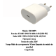 Carregador De iPhone Fonte + Cabo Carregamento Rápido Turbo PD 20w- Power carregamento