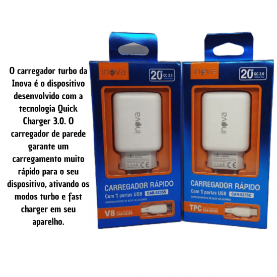 CARREGADOR DE TOMADA COM 1 SAIDA USB, AC100-240V DC5V 20W, MATERIAL ABS, + CABO DE DADOS USB