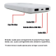 Carregador Portátil Powerbank Indução 10000mah Wireless Charger Sem Fio Original Inova