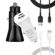 Carregador Veicular TIPO-C + USB Turbo Carregamento rápido/Universal 45W