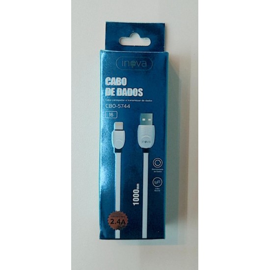 CBO-5744 CABO USB, MUNIDO DE PECA DE CONEXAO, UTILIZADO EM CARREGADORES DE CELULAR - CX C/ 500 PCS