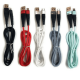 CBO-5764 CABO DE DADOS USB PARA CELULAR MICROUSB V8 2M - CORES DIVERSAS