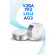 Bateria Botão Lr41 Ag3 Lr736 Cartela C/ 10 Un