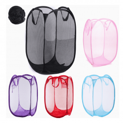 Cesto Organizador Para Roupas e Brinquedos Dobrável Furadinho Multiuso Roupa Suja 30*30*50CM