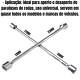 Chave De Roda Cruz 4 Bocas 17 x 19 x 21 x 23 Universal
