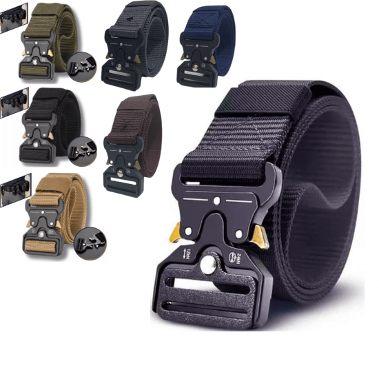 Cinto Largo Masculino Nylon e Engate Rápido
