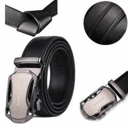 Cinto Tradicional Luxo Social Masculino Em Couro Sintetico Com Catraca Reforçada Moda Social