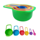 Colheres Medidoras - 6 peças Medida, medidor Bolo Cozinha Confeitaria