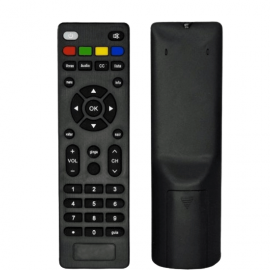 Controle compatível com os conversores digitais multilaser re508 e positivo stb2341