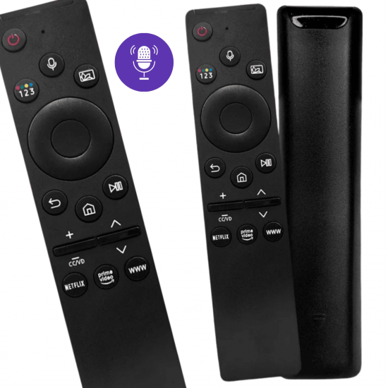 Controle compativel com tv Samsung Smart 4k com comando de voz
