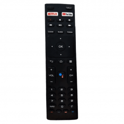Controle Para JVC Smart Tv Teclas Netflix Youtube