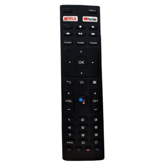 Controle Para JVC Smart Tv Teclas Netflix Youtube