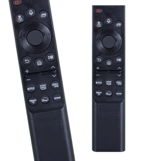Controle remoto com comando de voz samsung smart tv uhd 4k un60au8000gxzd un75au7700gxzd