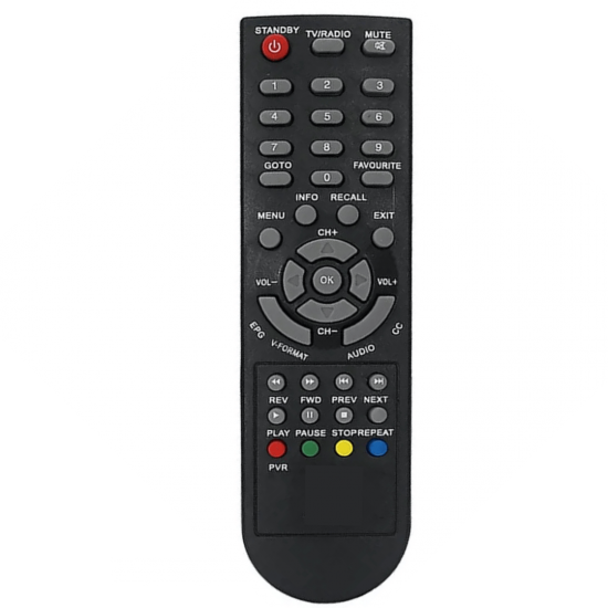 CONTROLE REMOTO COMPATIVEL CONVERSOR AQUARIO VC-A8132