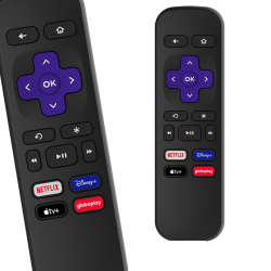 Controle remoto para Roku Express Dispositivo de streaming, ROKU000001 3930BR