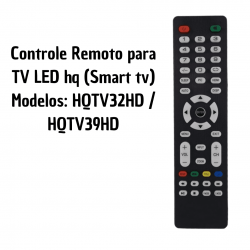 Controle Remoto Para Smart Tv HQ Hqtv32hd Hqtv39hd