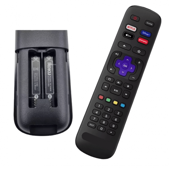 Controle remoto para tv led philco e aoc roku smart ptv55g52r2c /43S5195/78G