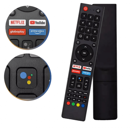 Controle remoto pra tv smart philco com comando de voz ptv32e20agbl ptv40g71agbl ptv43agcg70blf