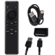 Controle Remoto recarregável compatível com Samsung Smart Tv 4k Au, com comando de voz
