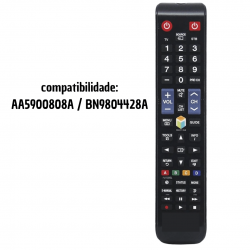 Controle Remoto tv Lcd/led Samsung Smart Tv Função 3d/futebol