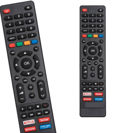 Controle Remoto Tv Philco tecla netfllix Prime Video globoplay