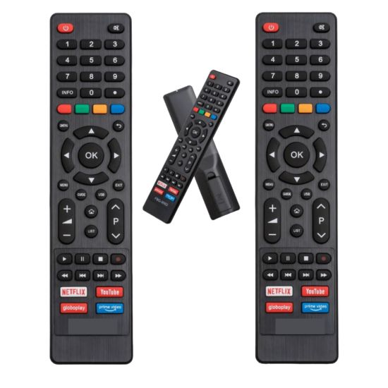 Controle Remoto Tv Philco tecla netfllix Prime Video globoplay