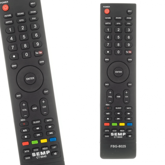 Controle Remoto Tv Semp Toshiba LED/LCD Ct-6640
