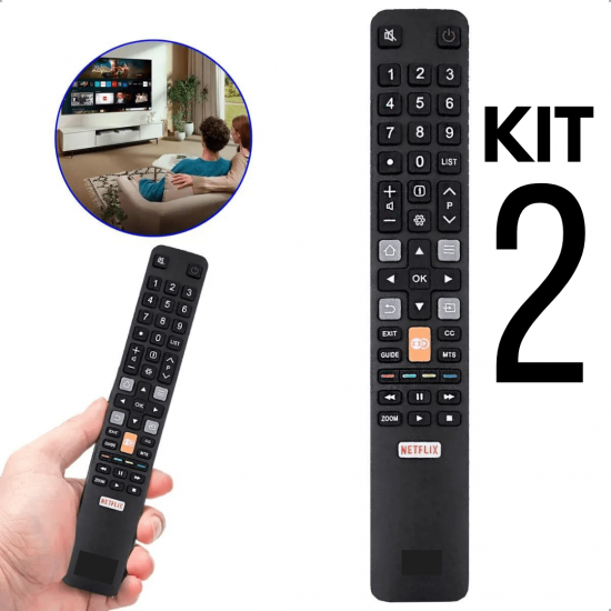 Controle Remoto Tv Smart 4k Tcl - L40s4900fs / L43s4900f / U55C7006 / L32S4900S