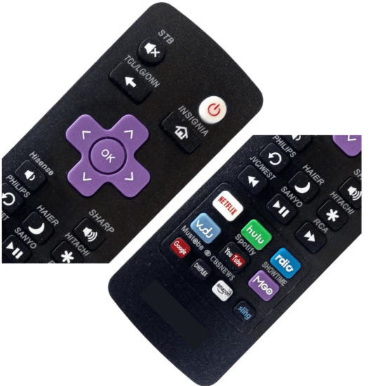 Controle Remoto universal Compativel ROKU E TV ROKU AOC PHILCO SEMP