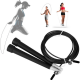 Corda De Pular Crossfit Exercícios Cabo De Aço 3m Fitness Speed Rope Treino