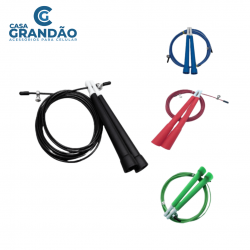Corda De Pular Crossfit Exercícios Cabo De Aço 3m Fitness Speed Rope Treino