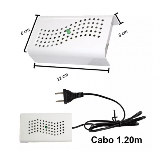 Desumidificador Anti Mofo Eletrônico Anti Ácaro Fungos 110V 2 unidades