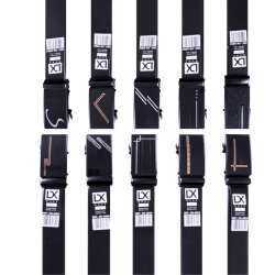 kit 10 Cintos Tradicional Luxo Social Masculino Em Couro Sintetico Com Catraca Reforçada Moda Social