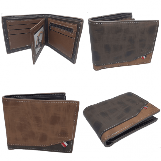 Carteira Masculina Com Alta Capacidade, cor  Fosca,  Presente ideal Para Namorado, Marido E Pai