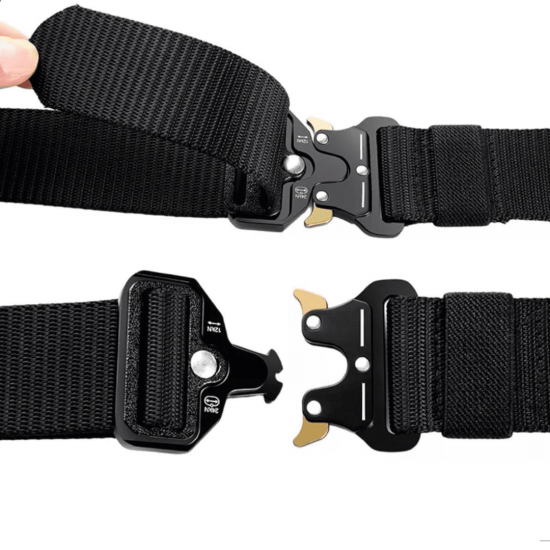 Cinto Largo Masculino Nylon e Engate Rápido