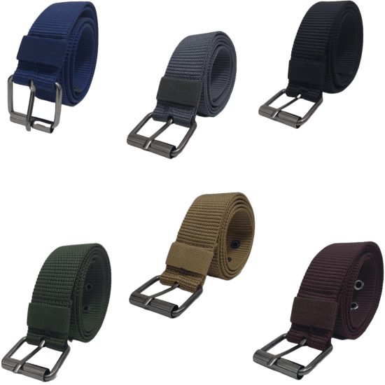 Cinto De Lona Homem Simples De Nylon Calças De Cowboy